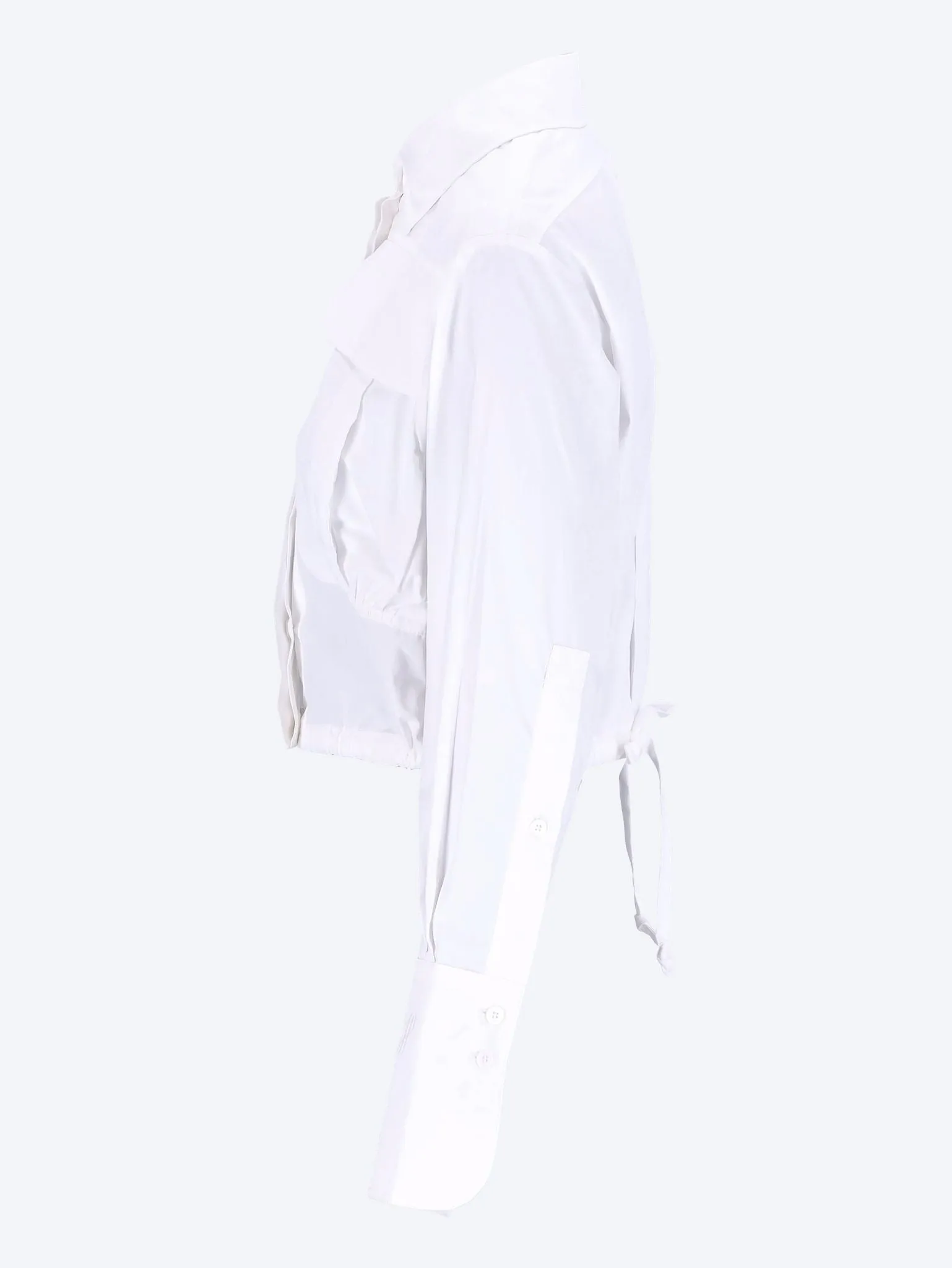 Cropped safari shirt