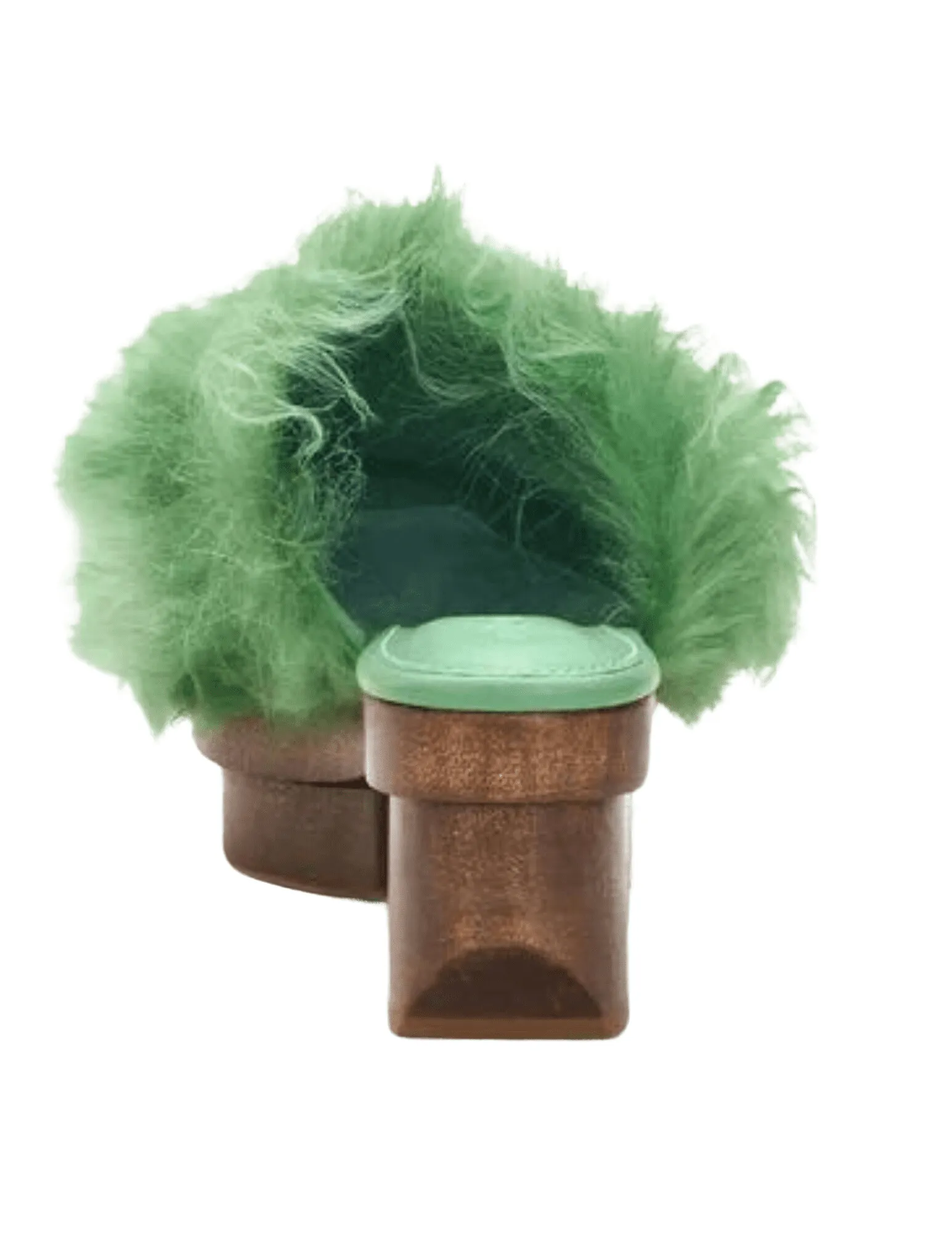 Cult Gaia Anja Shearling Clog