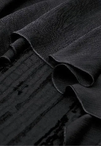 Dark In Love - Gothic Tattered Cape Mock Two-Piece - Blouse