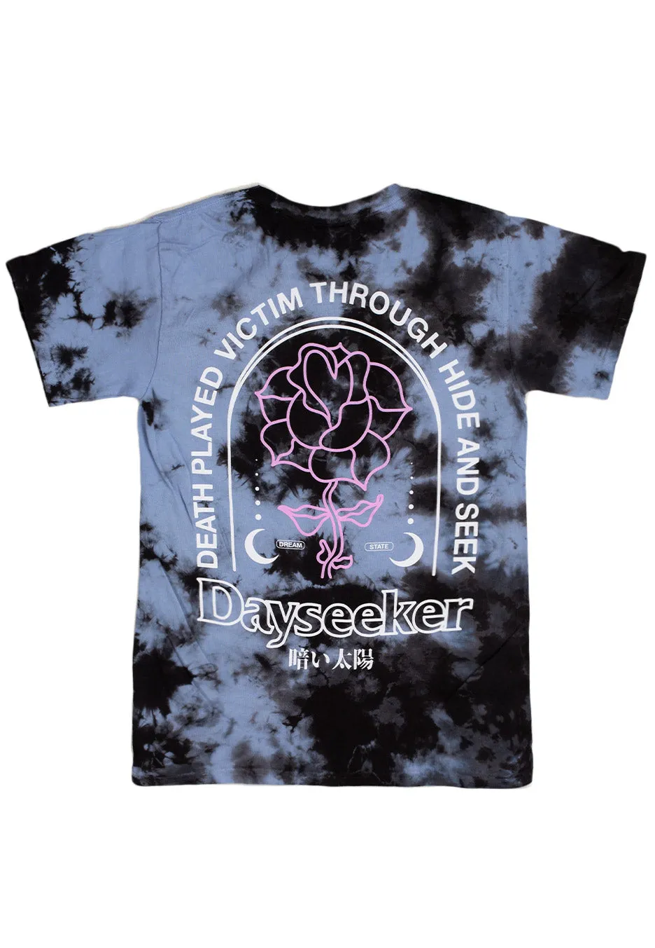 Dayseeker - Rose Blue/Black Tie Dye - T-Shirt