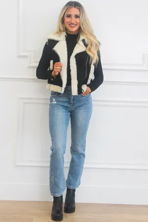 Dickson Sherpa Vest: Black