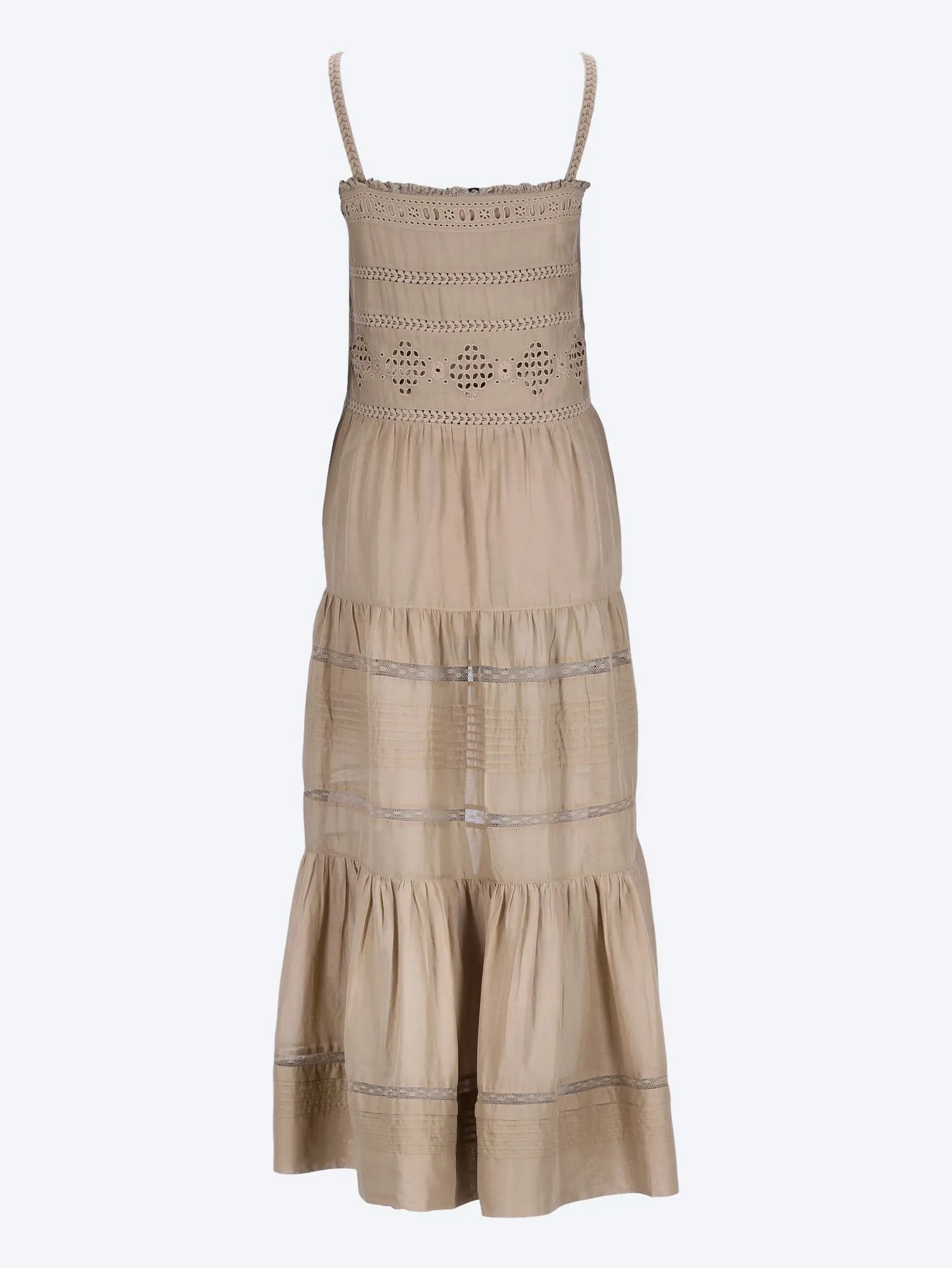 Divine lacy cotton maxi dress