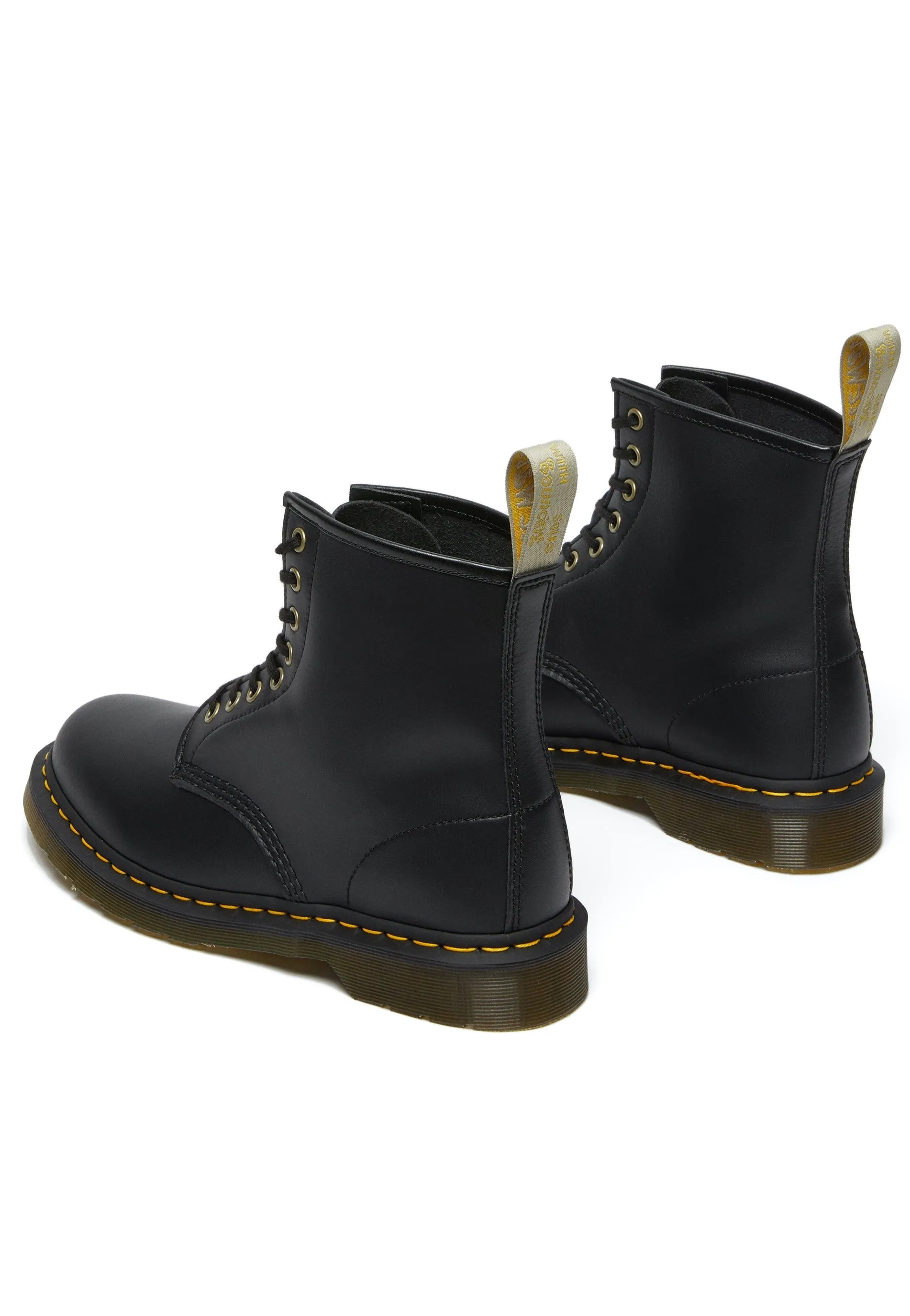 Dr. Martens - Vegan 1460 Black Felix Rub Off - Shoes