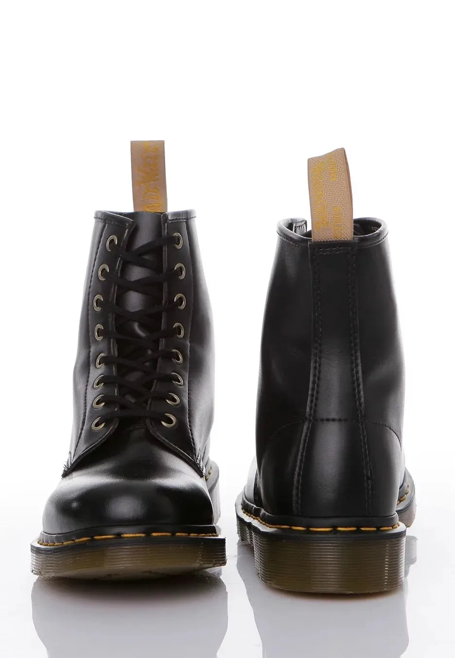 Dr. Martens - Vegan 1460 Black Felix Rub Off - Shoes