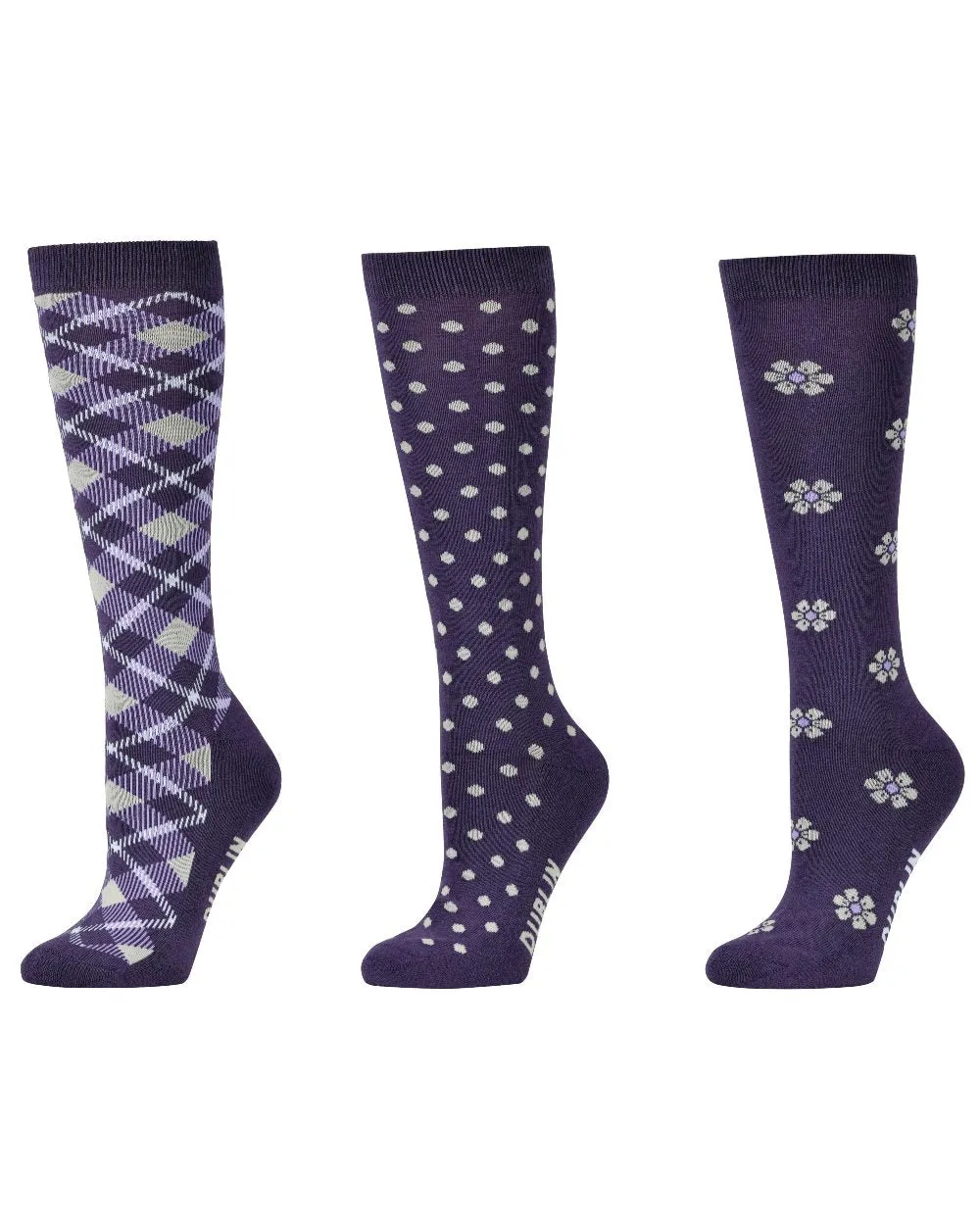 Dublin Three Pack Socks