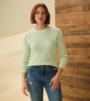 Ella Sweater - Chevron Print -Hatley