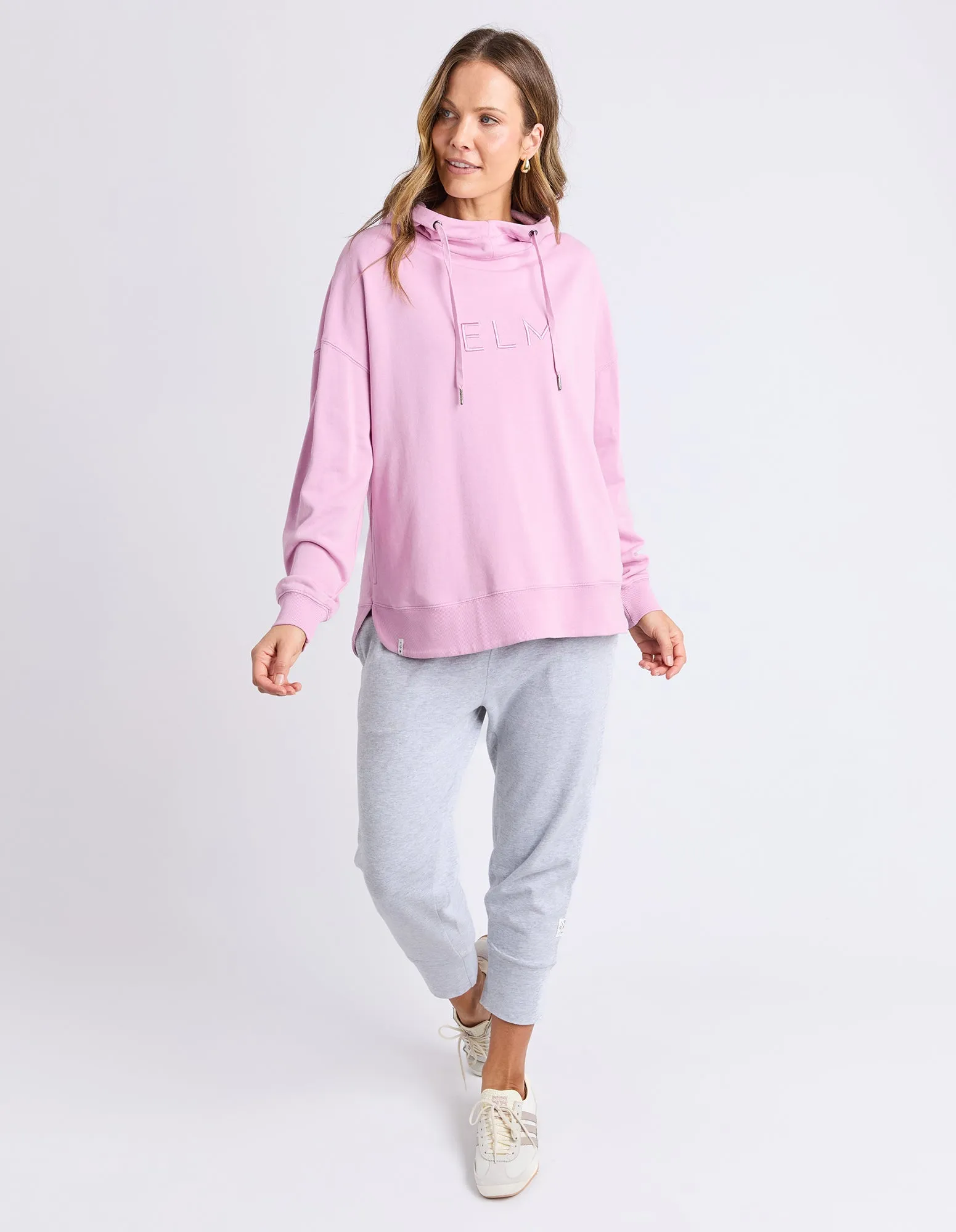 Elm Established Hoodie Peony Pink