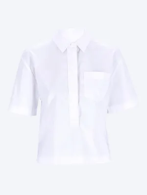 Embossed Cotton Poplin Shirt