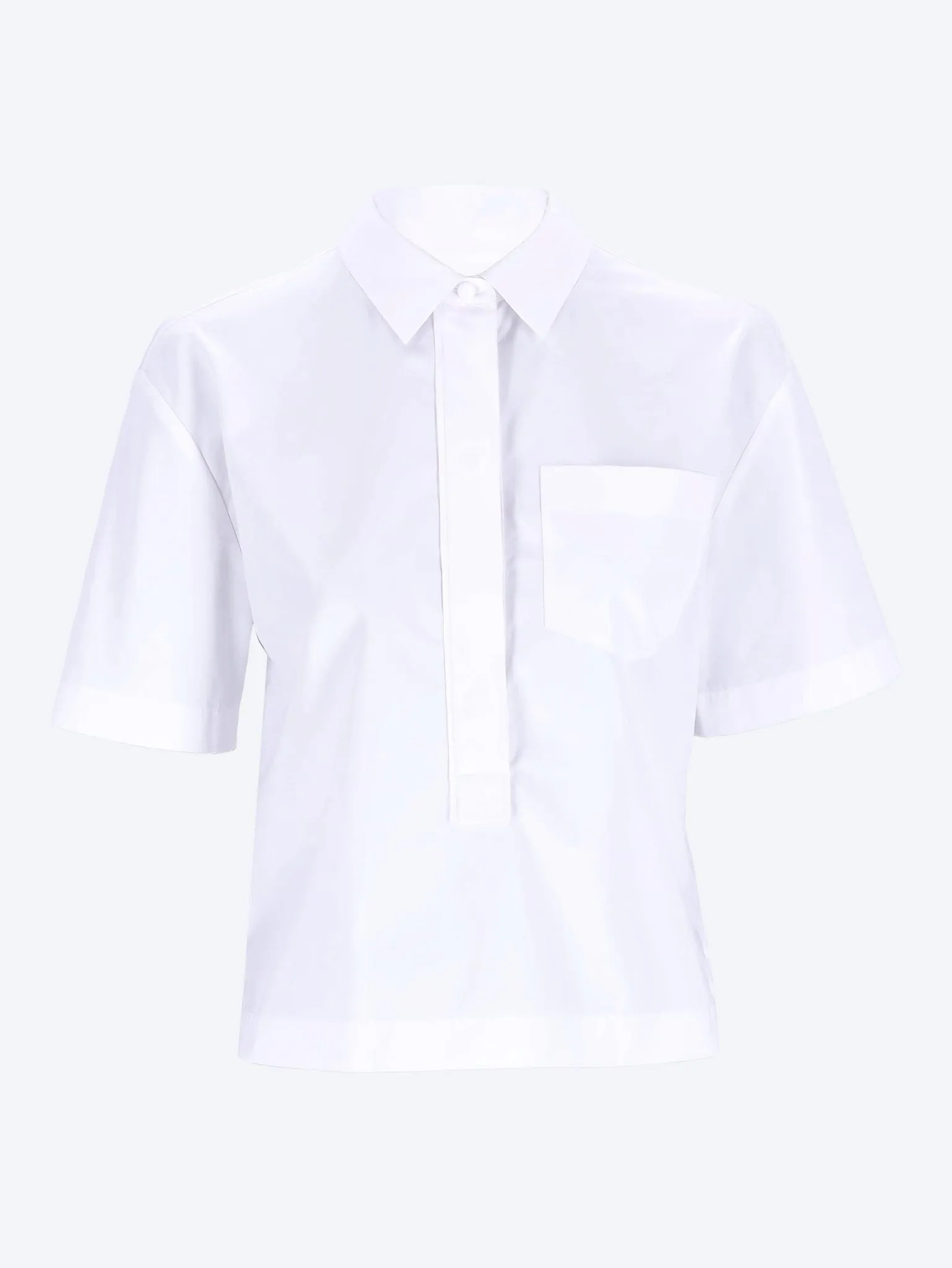 Embossed Cotton Poplin Shirt