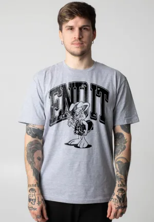 End It - Bunny Sportsgrey - T-Shirt