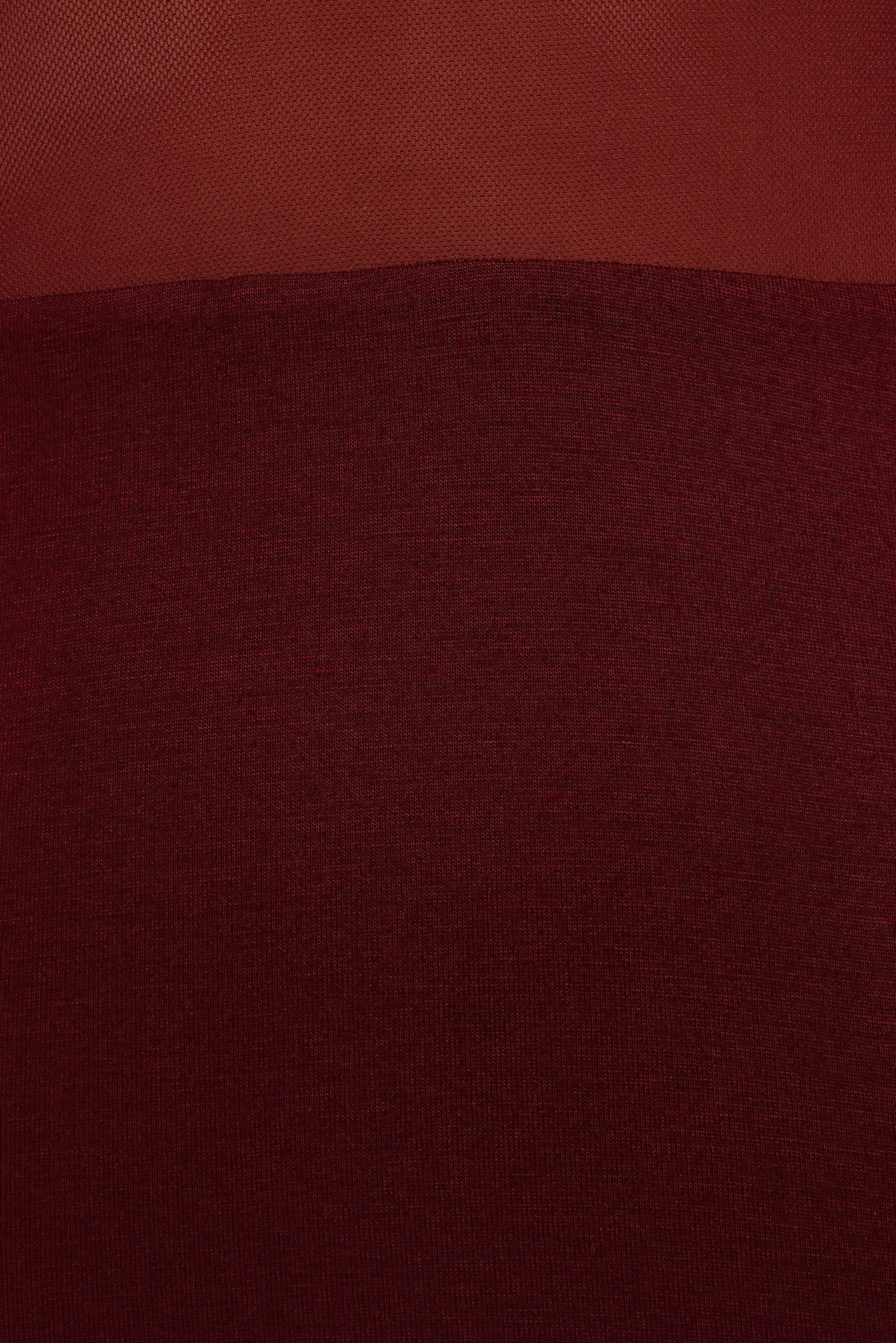 Farrow Long Sleeve Midi Dress - Wine