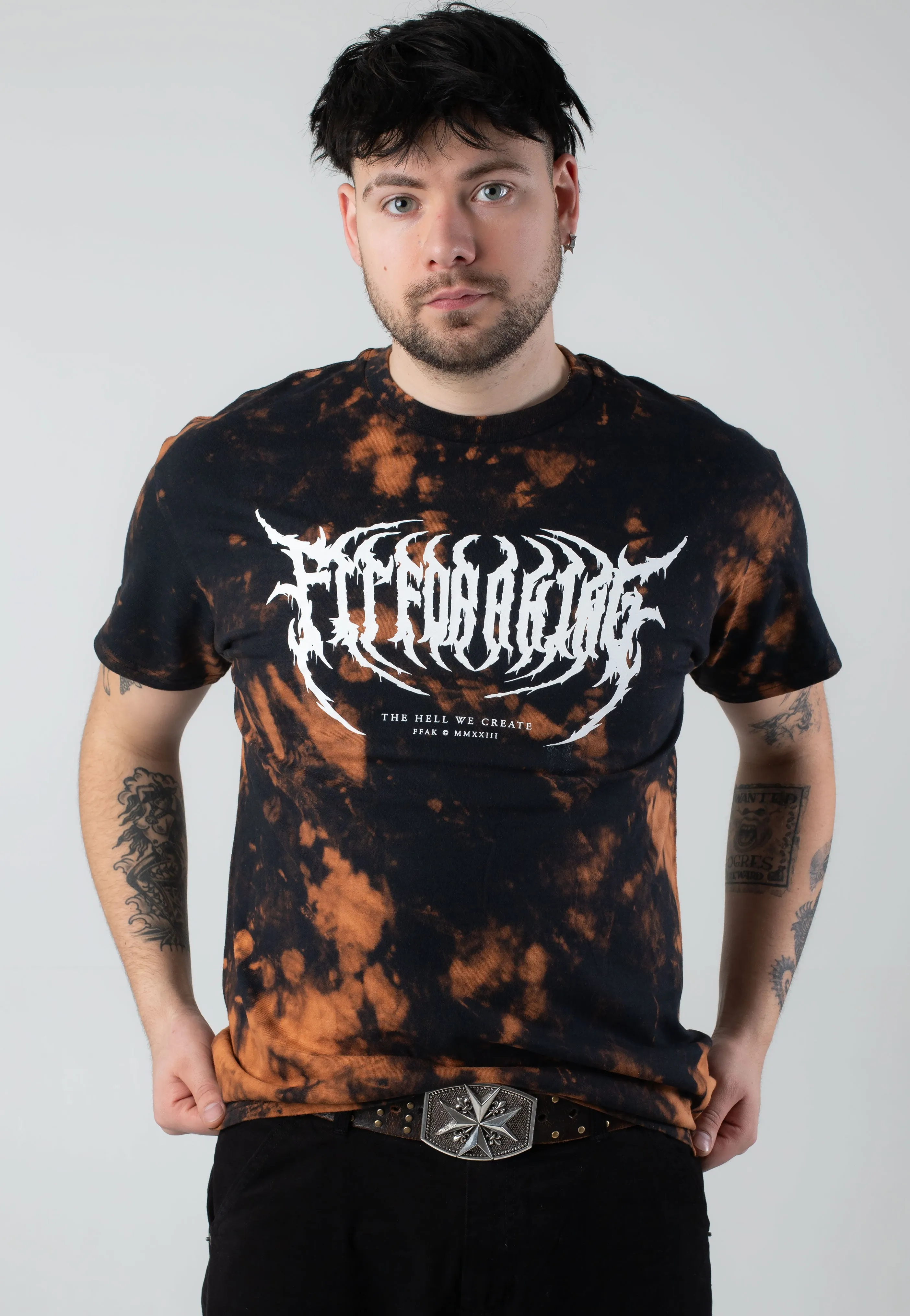 Fit For A King - Death Metal Bleach Dye - T-Shirt