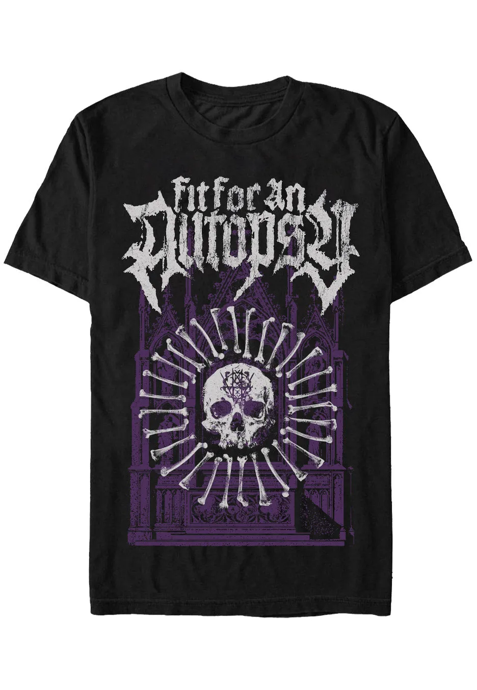 Fit For An Autopsy - Skull And Bones - T-Shirt
