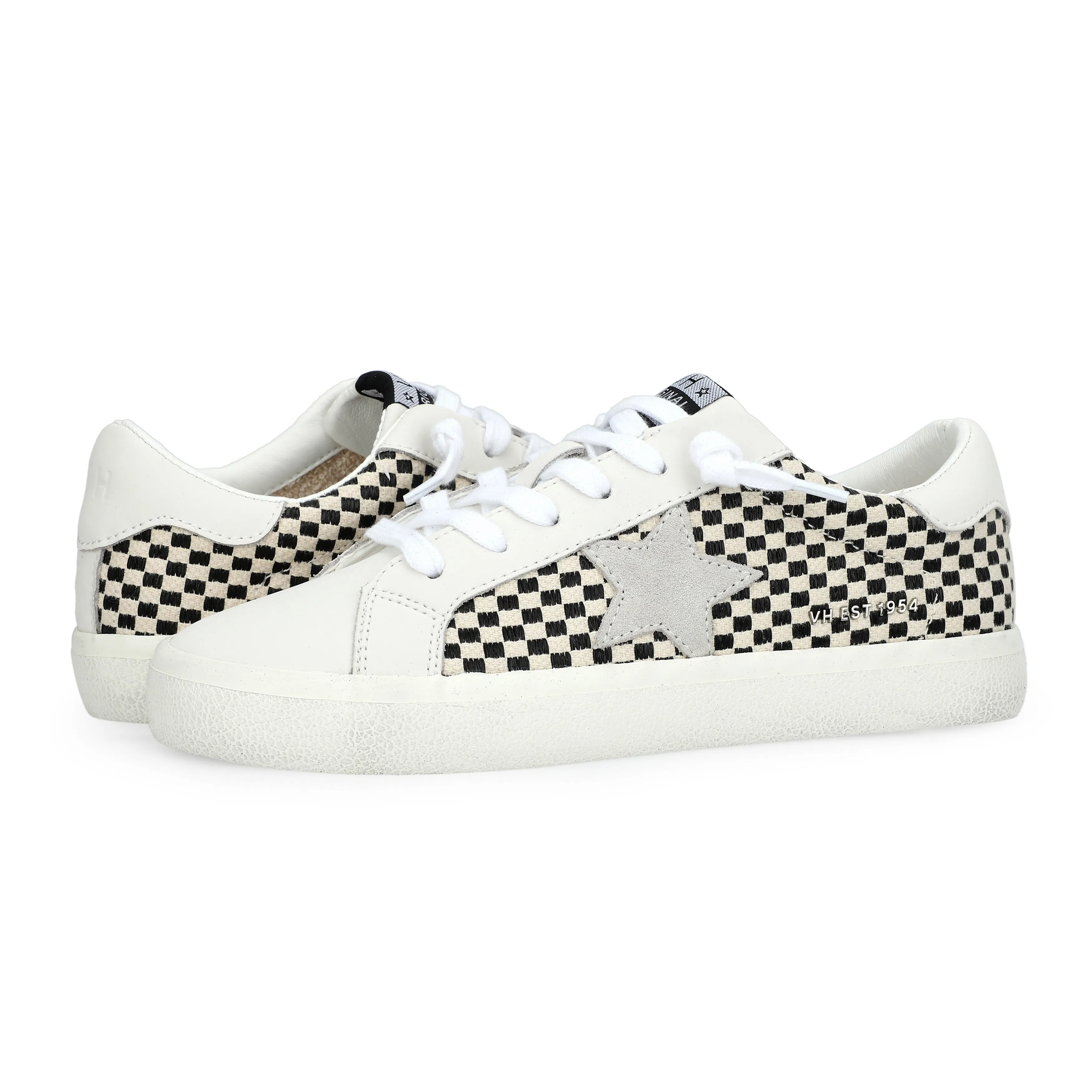 FLAIR 40 - BLACK/WHITE NATURAL CHECKERED