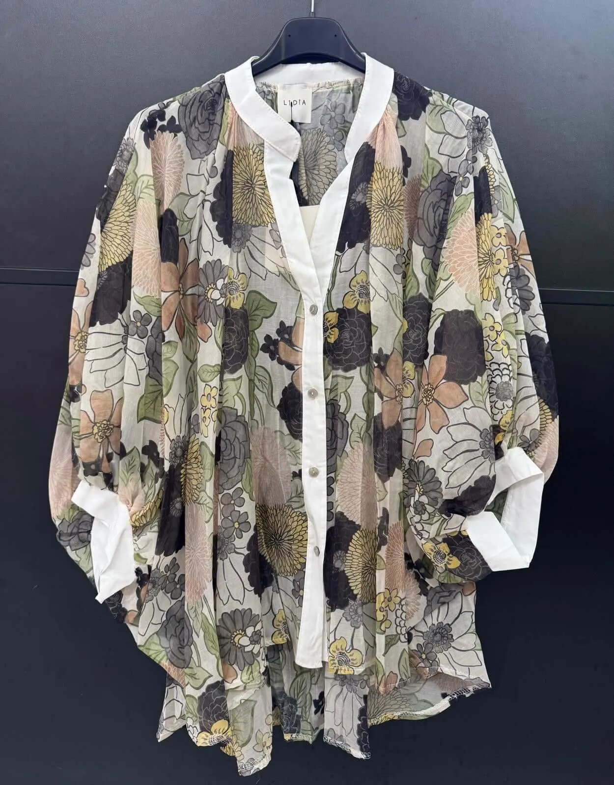 Floral Floaty Batwing Blouse