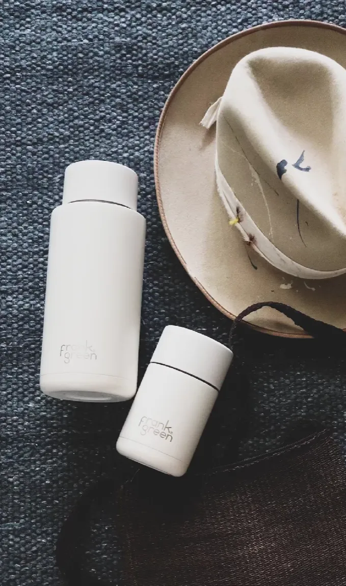 Frank Green 12oz/355ml Reusable Ceramic Cup Cloud