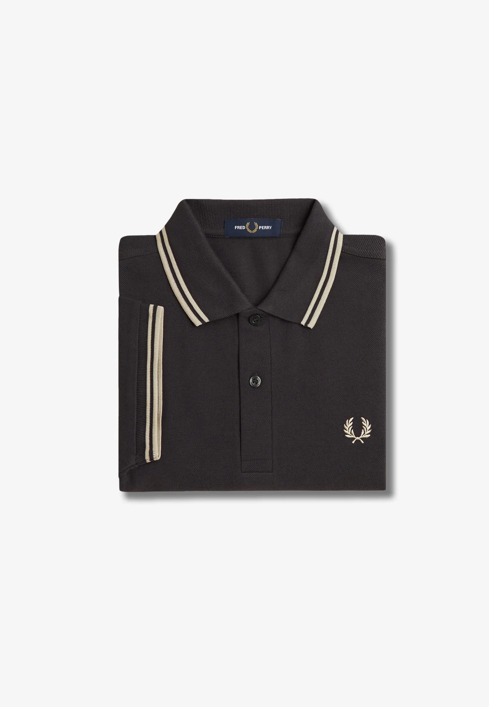 Fred Perry - Twin Tipped Anchor Grey/Oatmeal - Polo