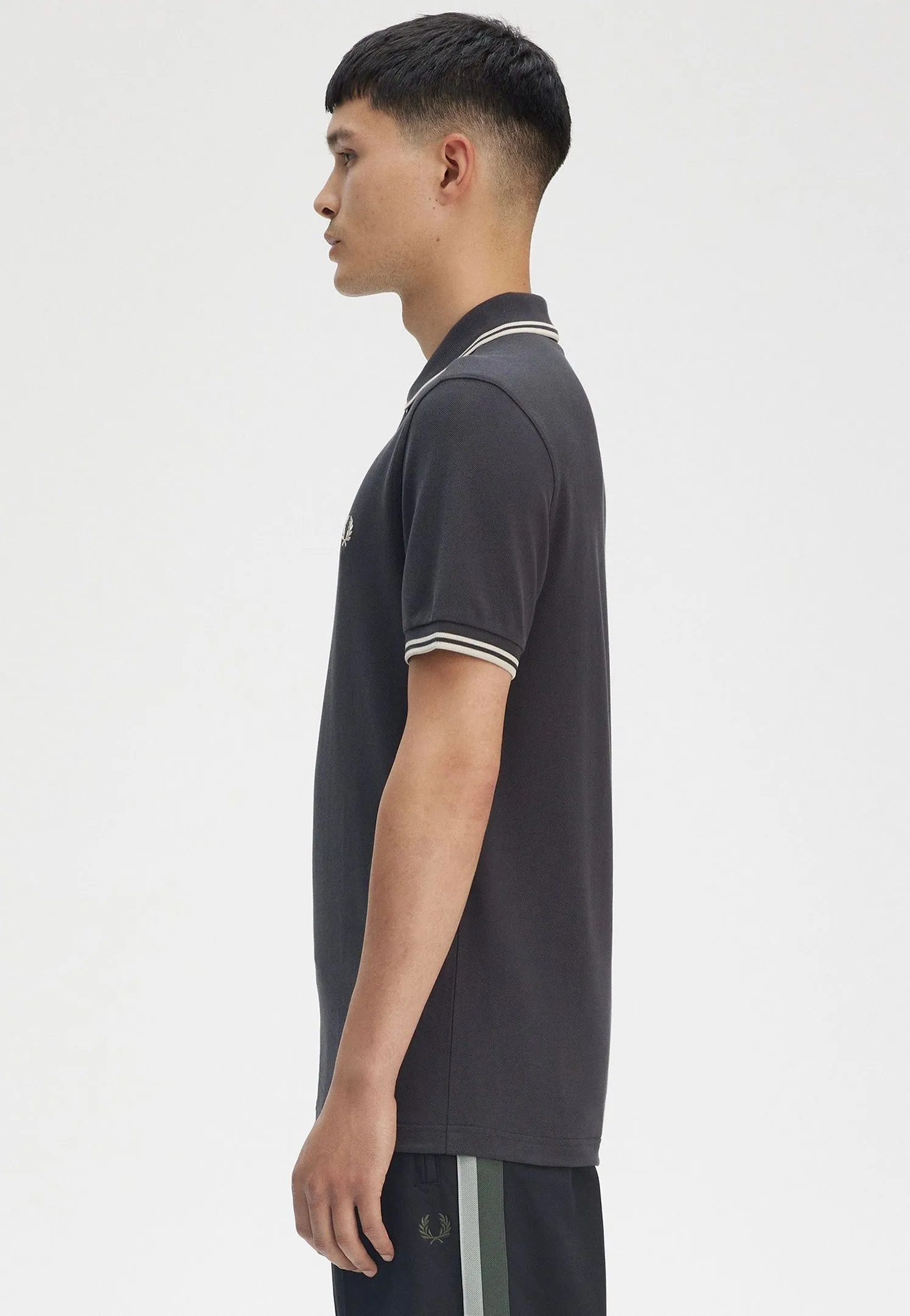 Fred Perry - Twin Tipped Anchor Grey/Oatmeal - Polo