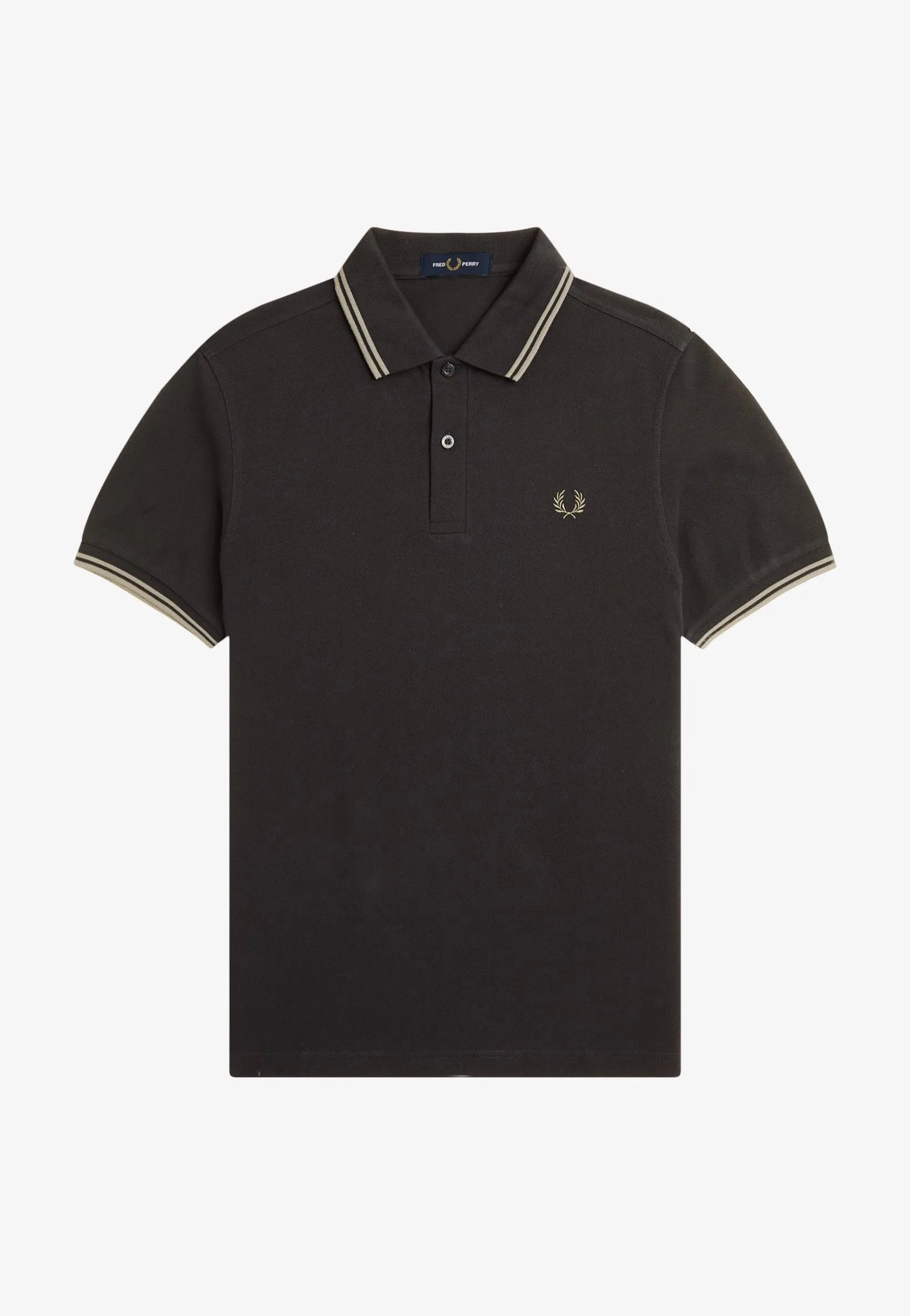 Fred Perry - Twin Tipped Anchor Grey/Oatmeal - Polo
