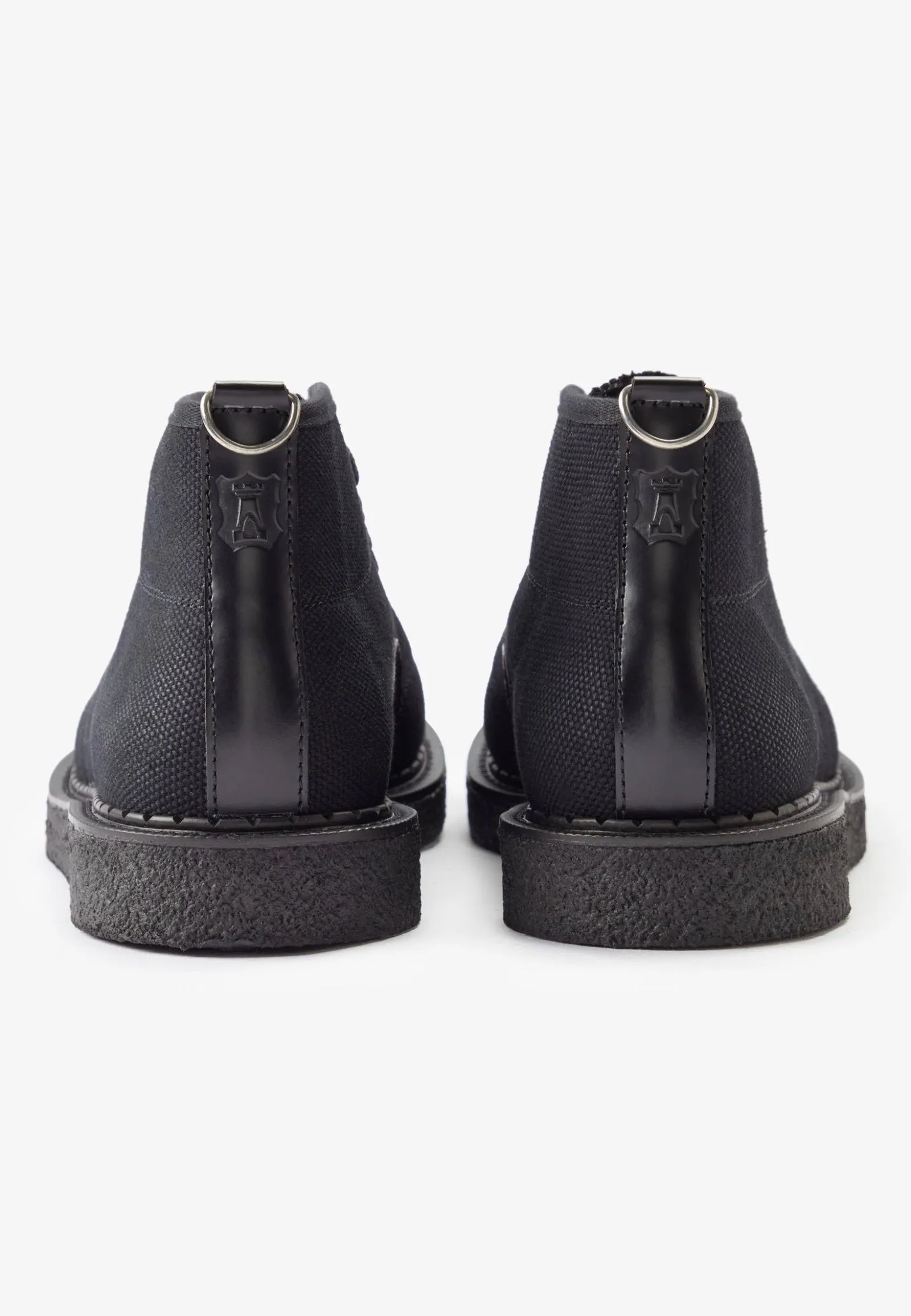 Fred Perry x George Cox - Heavy Canvas Monkey Black - Shoes