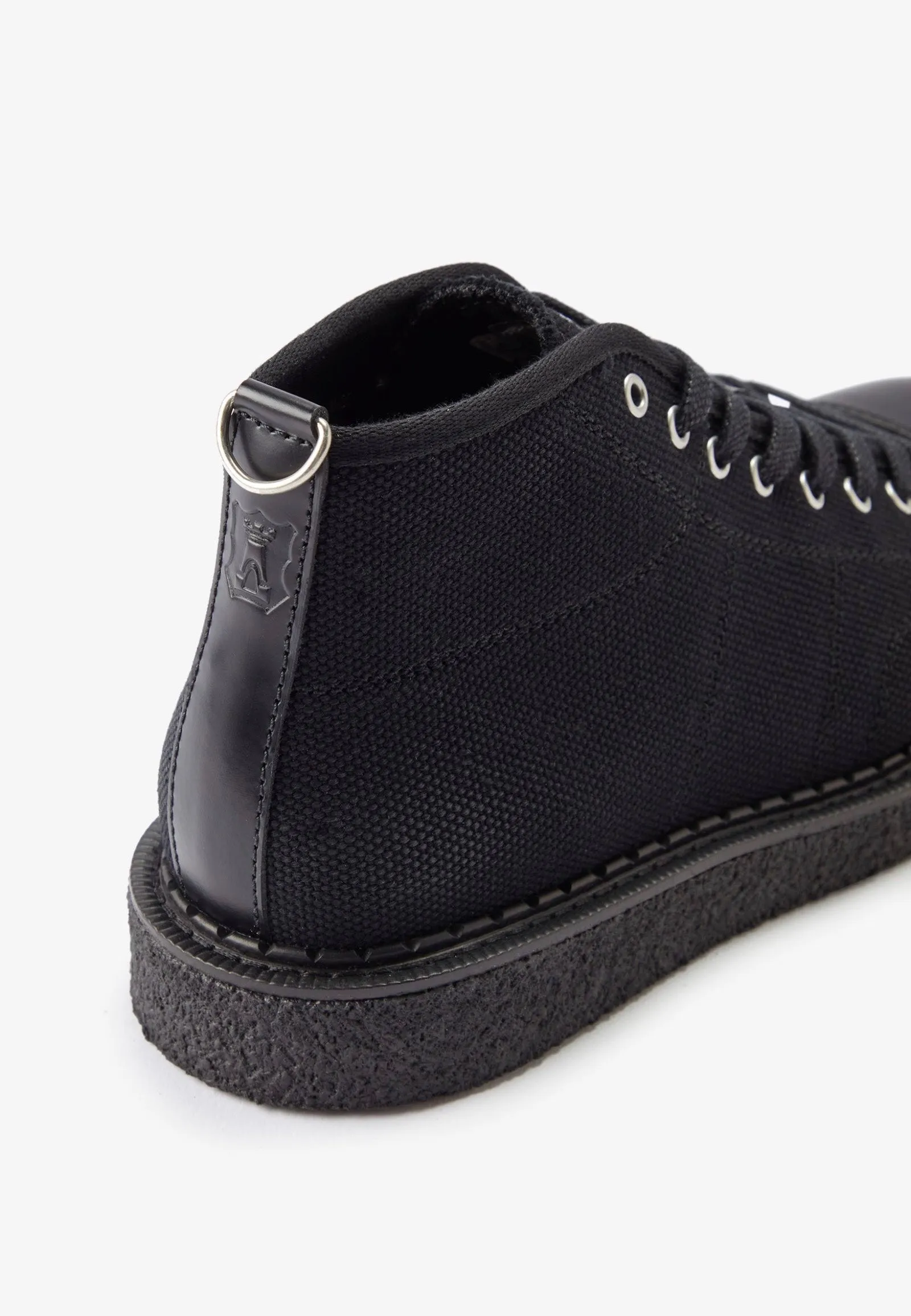 Fred Perry x George Cox - Heavy Canvas Monkey Black - Shoes