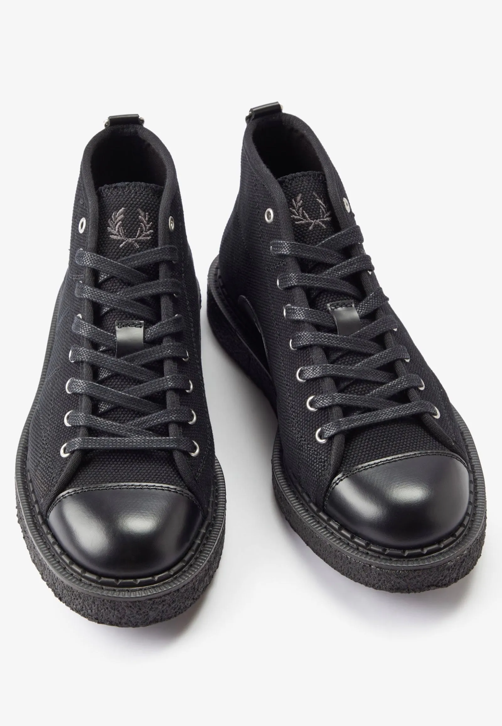 Fred Perry x George Cox - Heavy Canvas Monkey Black - Shoes