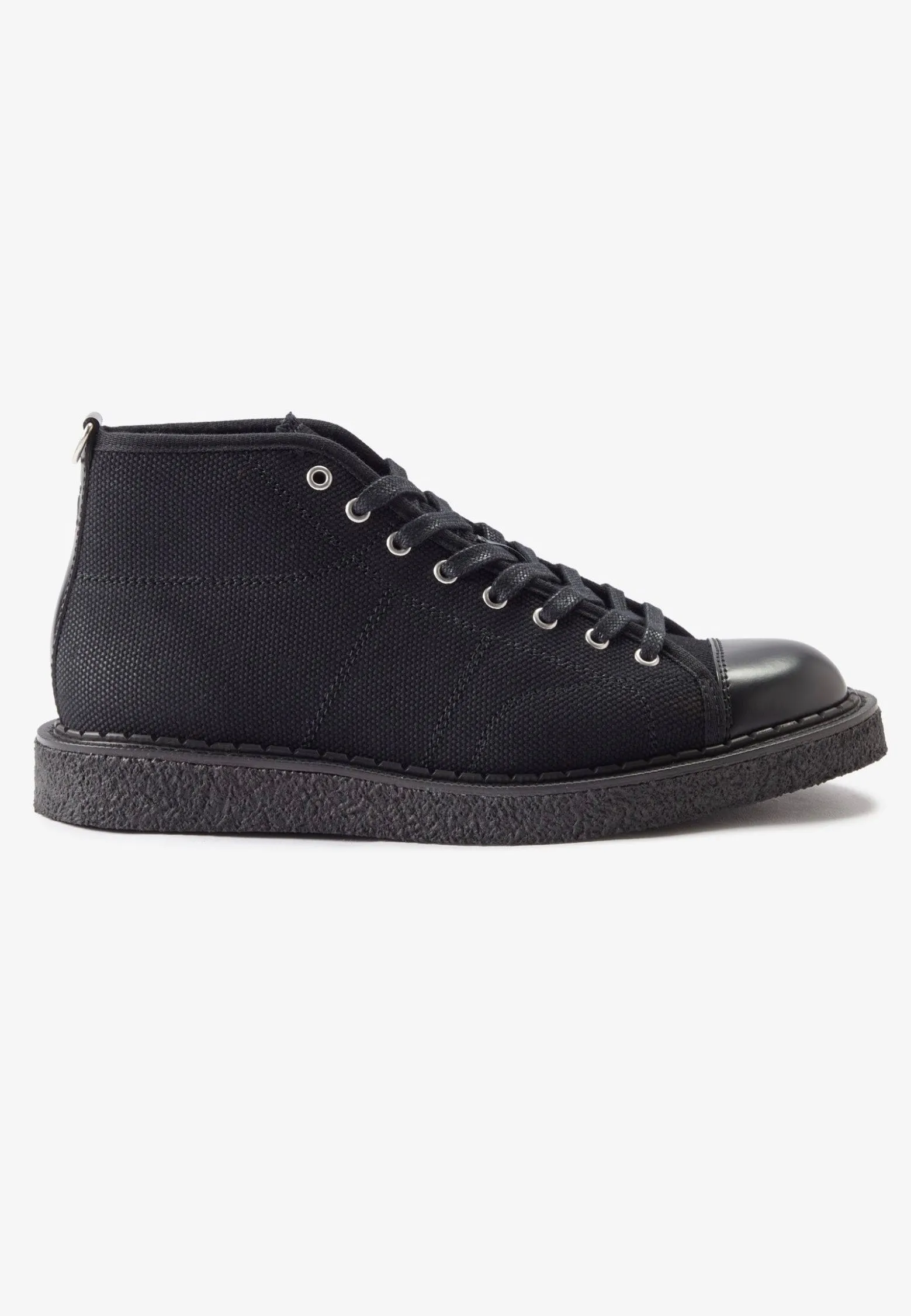 Fred Perry x George Cox - Heavy Canvas Monkey Black - Shoes