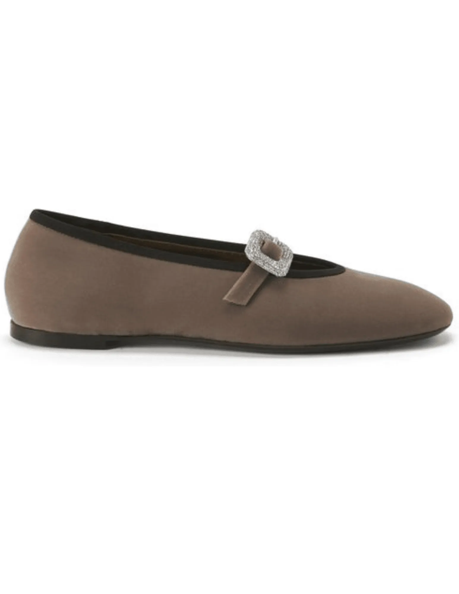 Giuseppe Zanotti Georgia Velvet  Buckle Flat