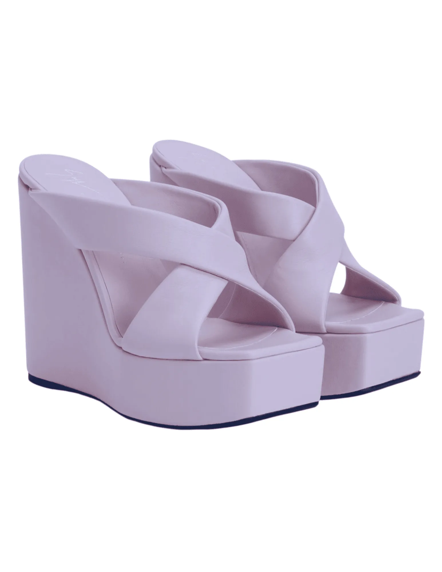 Giuseppe Zanotti Meissa Cross Wedge Sandal