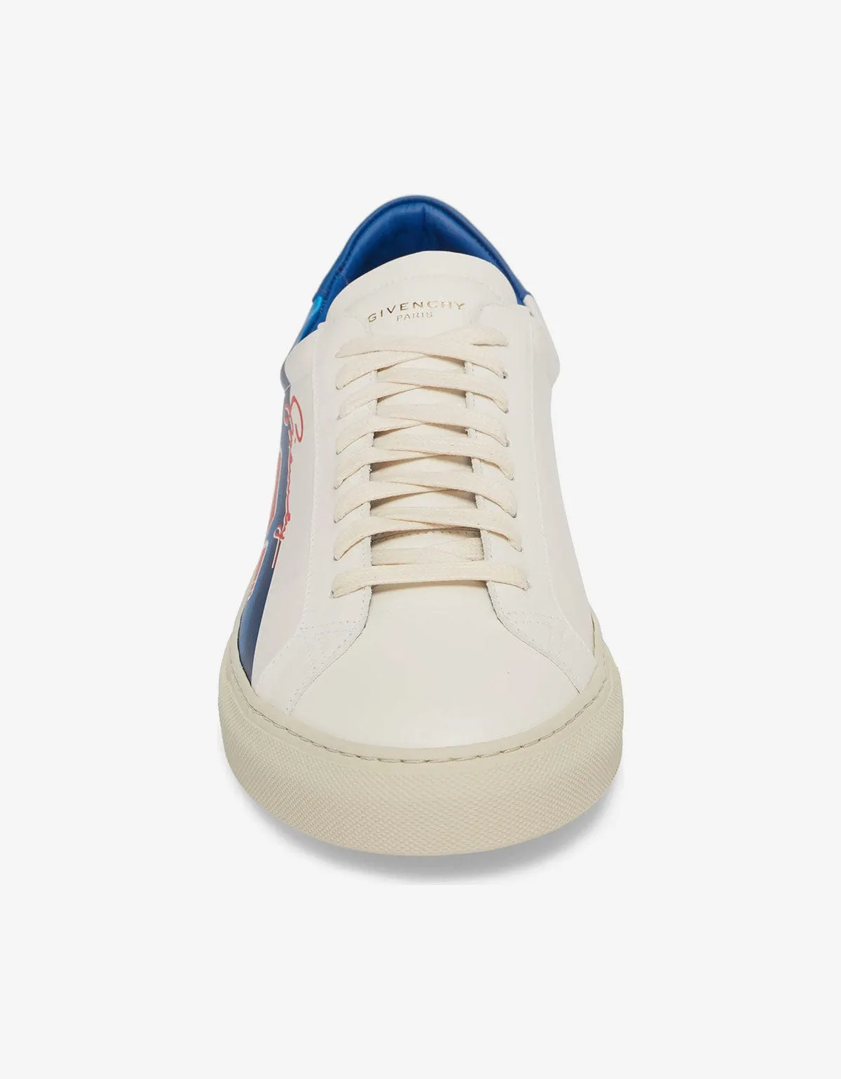 Givenchy White GV Motocross Print Trainers