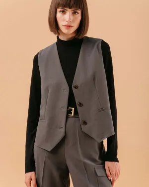 Grace & Mila - Loki Charcoal Grey Waistcoat