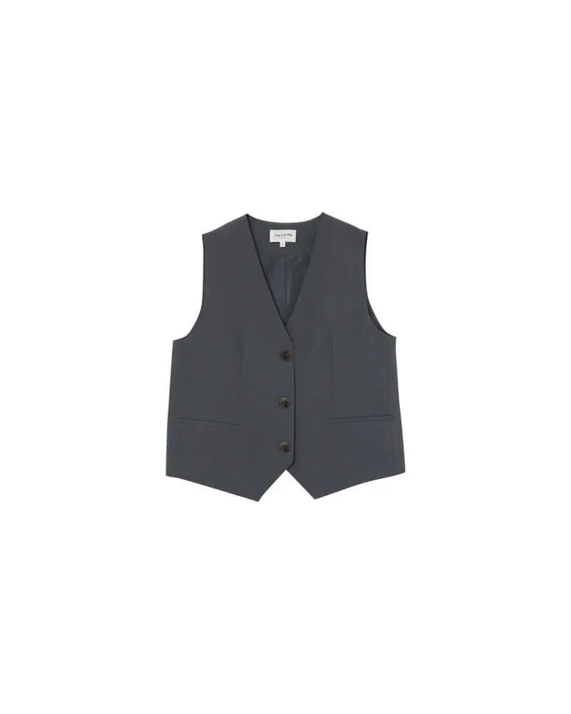 Grace & Mila - Loki Charcoal Grey Waistcoat