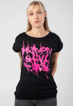 Heaven Shall Burn - Pink Stacked Logo - Girly