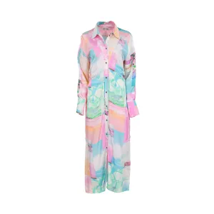 Ice Play Women's Stampa Fantasia Long Dress