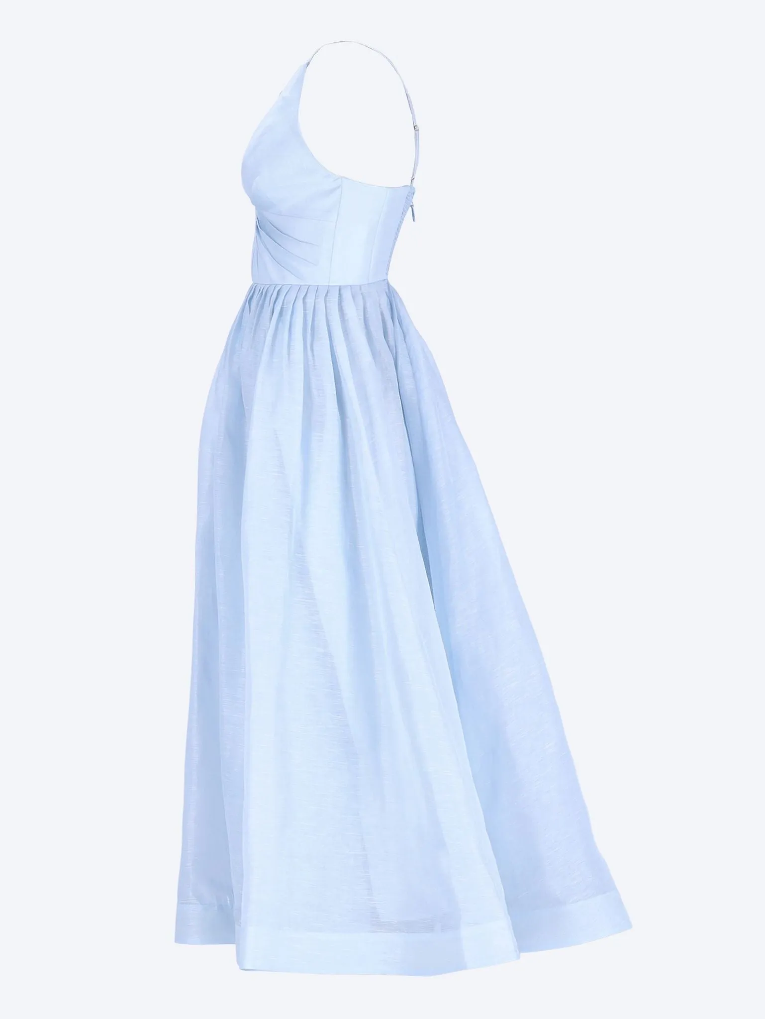 Illuminate v neck midi dress