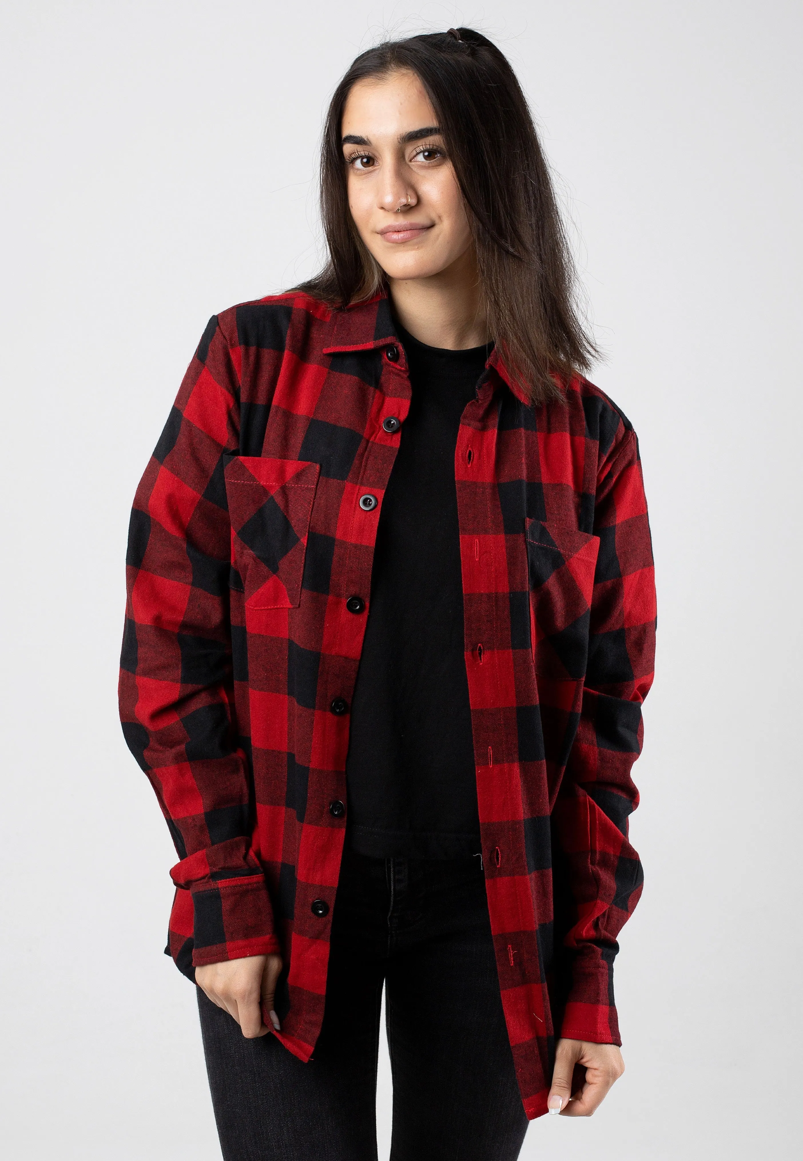 Impericon - Flanell Black/Red - Shirt