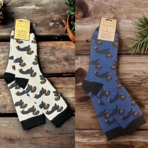 Jasper's - Dashing Dachshunds Super Cosy Men’s Socks