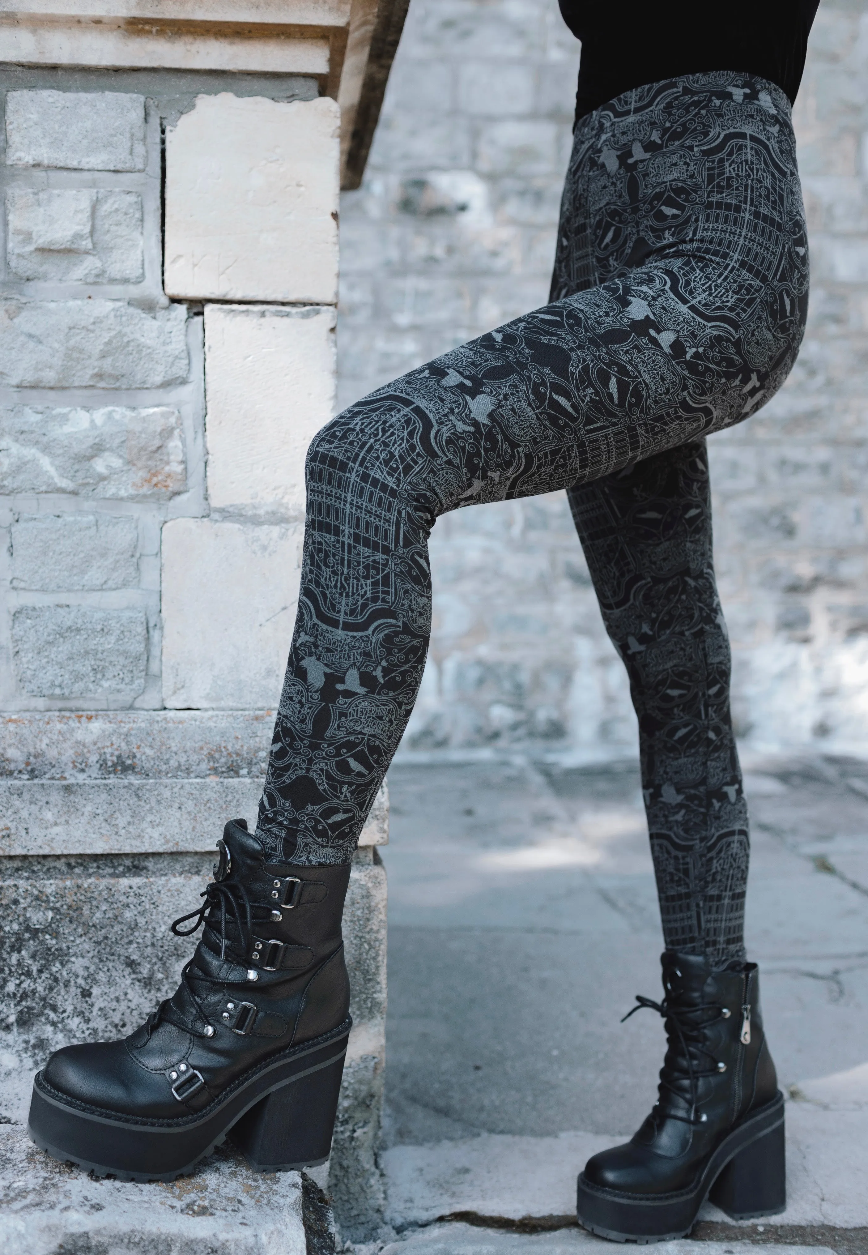 Killstar & Wednesday - I'm Saaaorry Black - Leggings