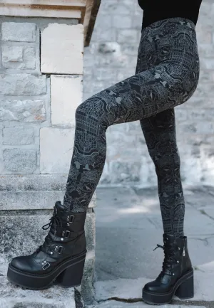 Killstar & Wednesday - I'm Saaaorry Black - Leggings