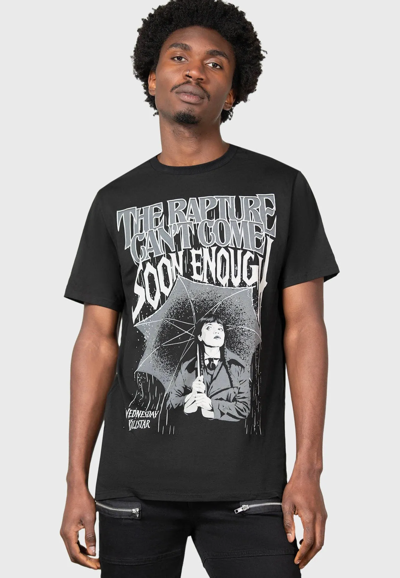 Killstar & Wednesday - Outcasts Are In Black - T-Shirt
