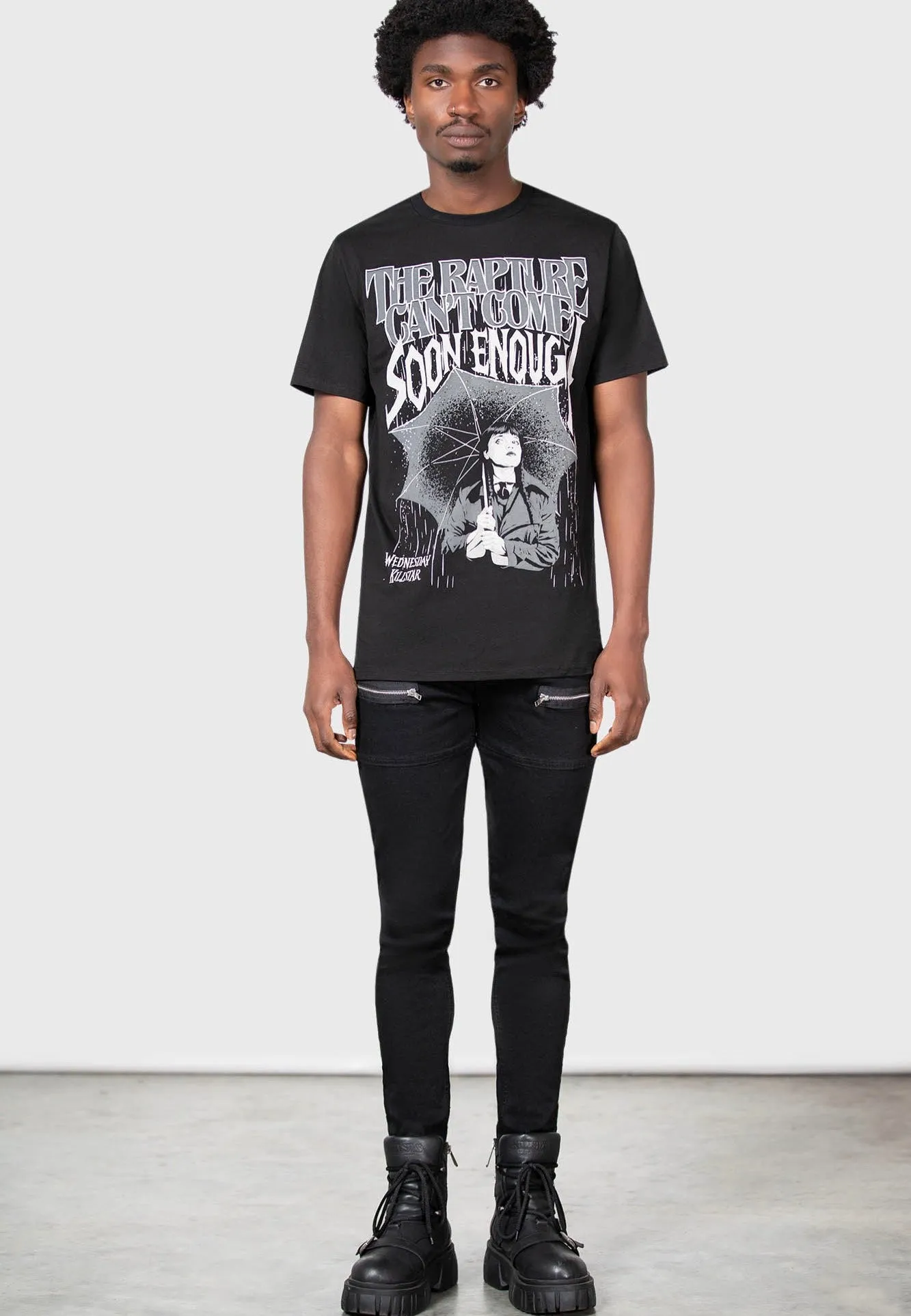 Killstar & Wednesday - Outcasts Are In Black - T-Shirt