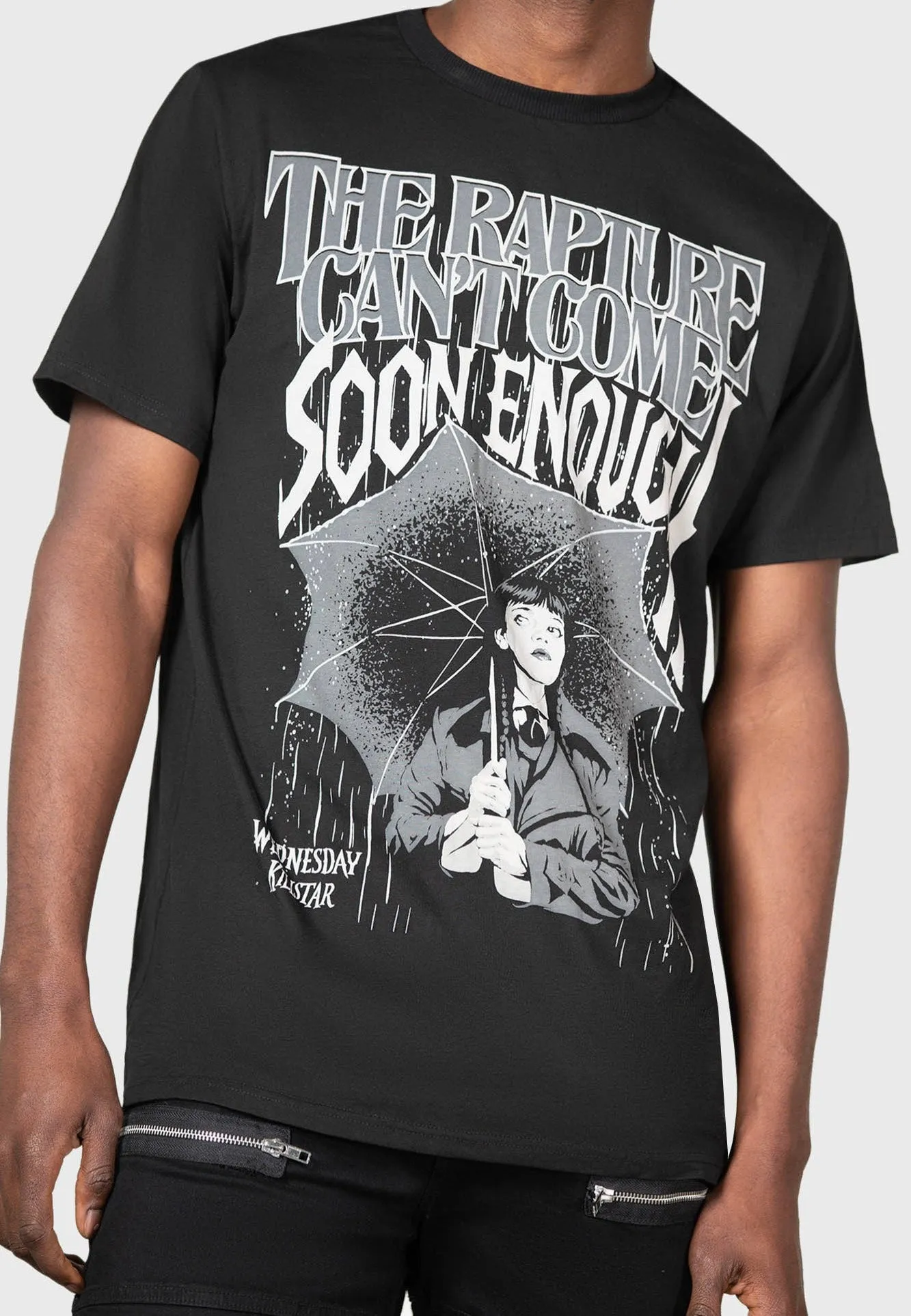 Killstar & Wednesday - Outcasts Are In Black - T-Shirt
