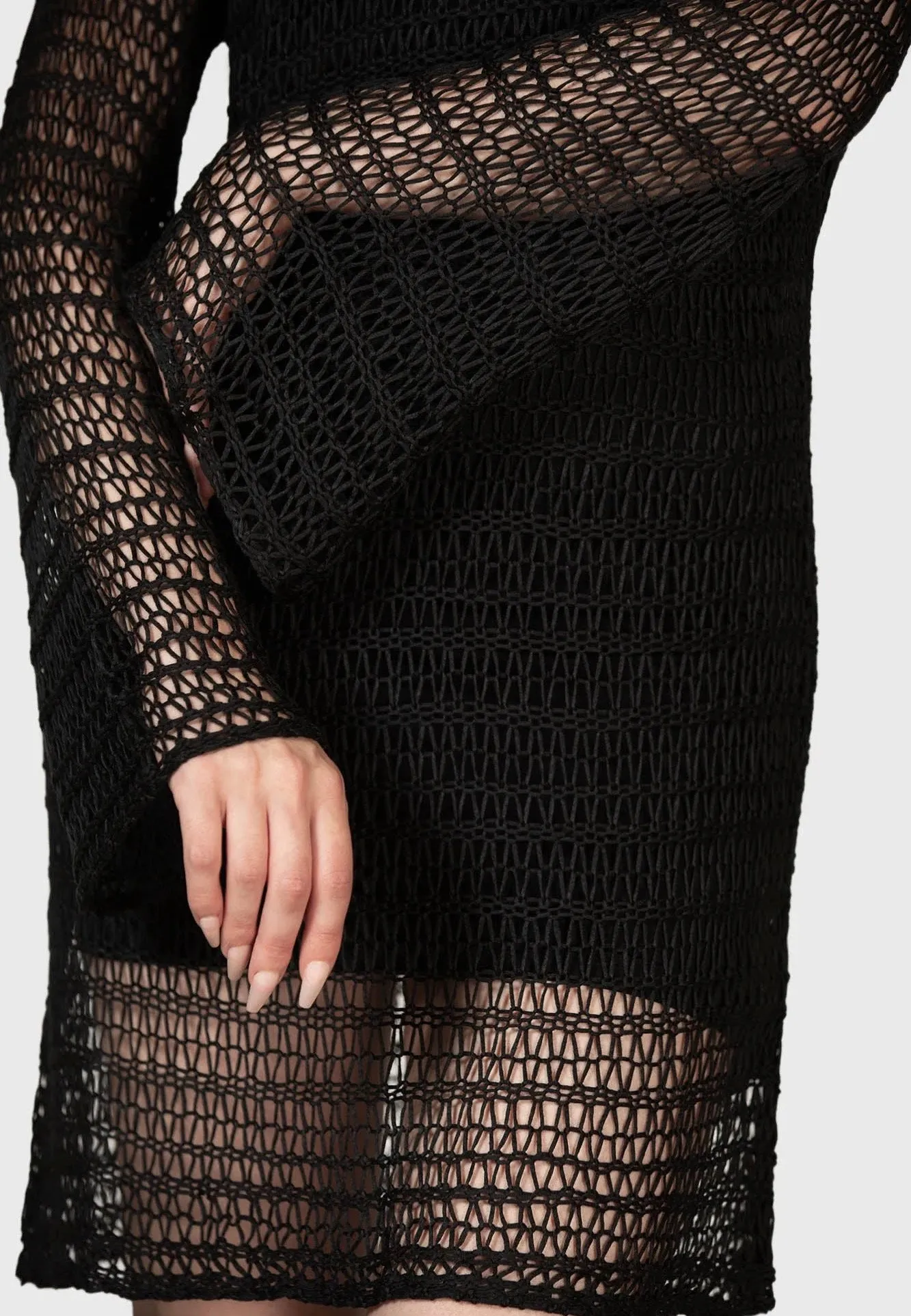Killstar - Rebecca's Rage Knit Black - Dress