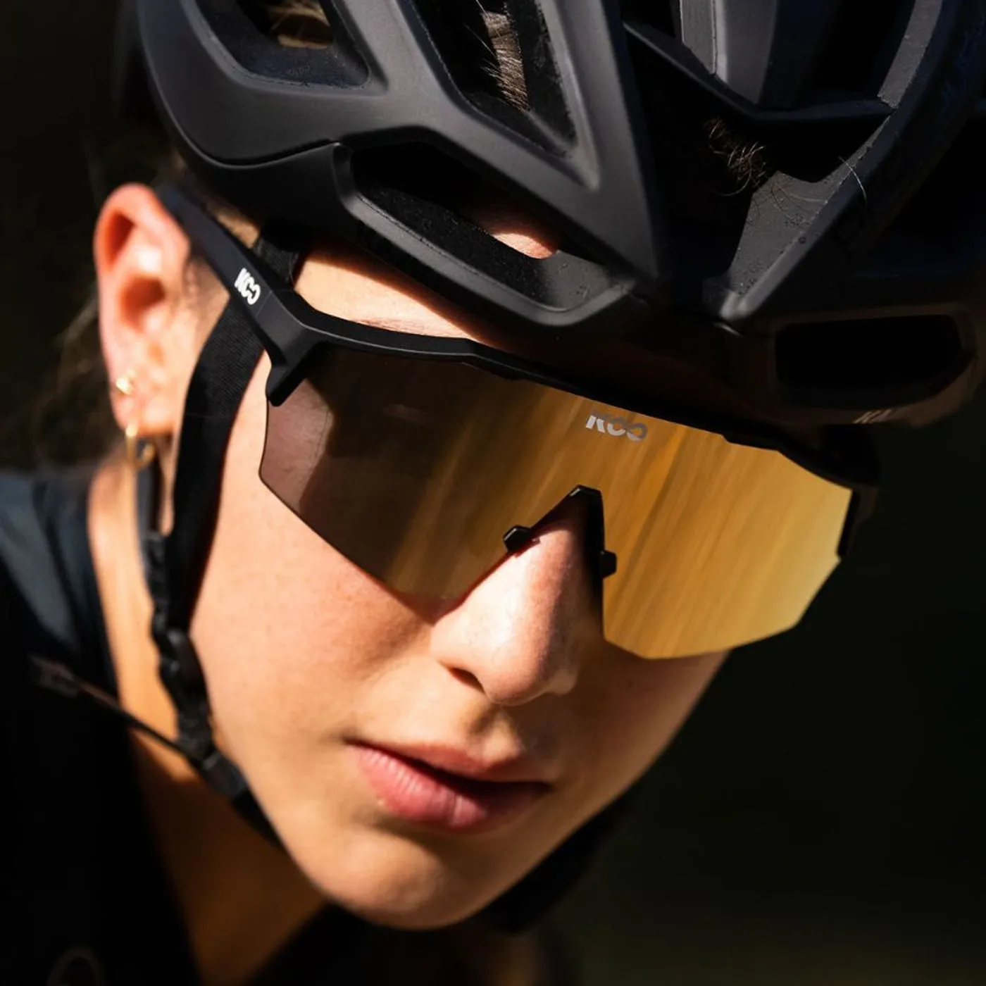 KOO Alibi Large sunglasses - Black Matt Gold