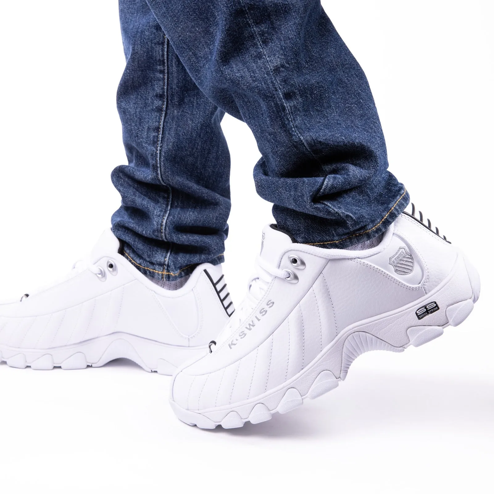 K.SWISS 03426-129-XW | ST329 CMF | WHITE/BLACK/SILVER