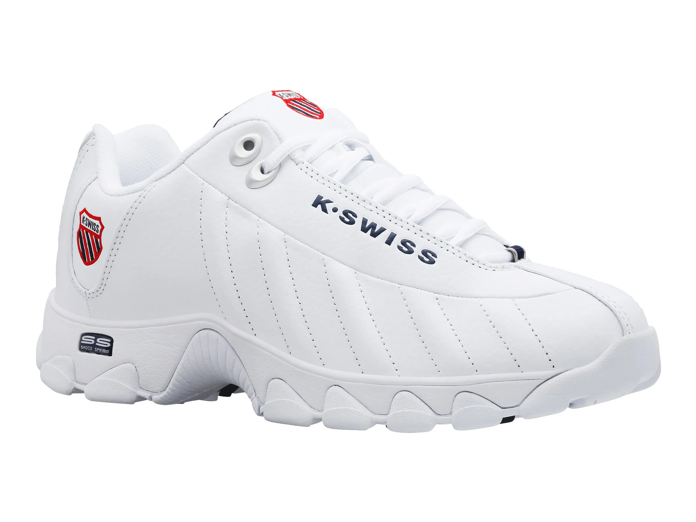 K.SWISS 03426-130-M | ST329 CMF | WHITE/NAVY/RED