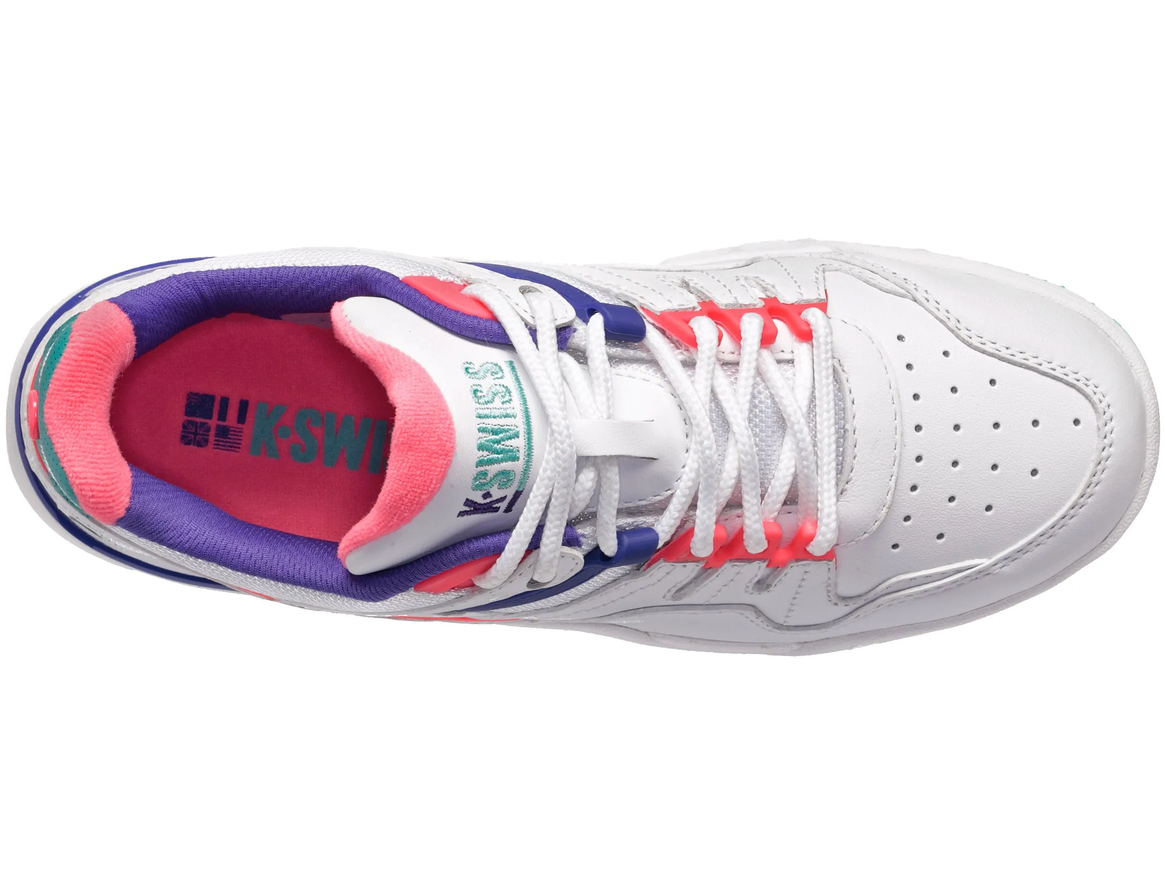 K.SWISS 97154-189-M | MATCH RIVAL | WHITE/BLUE TURQUOISE