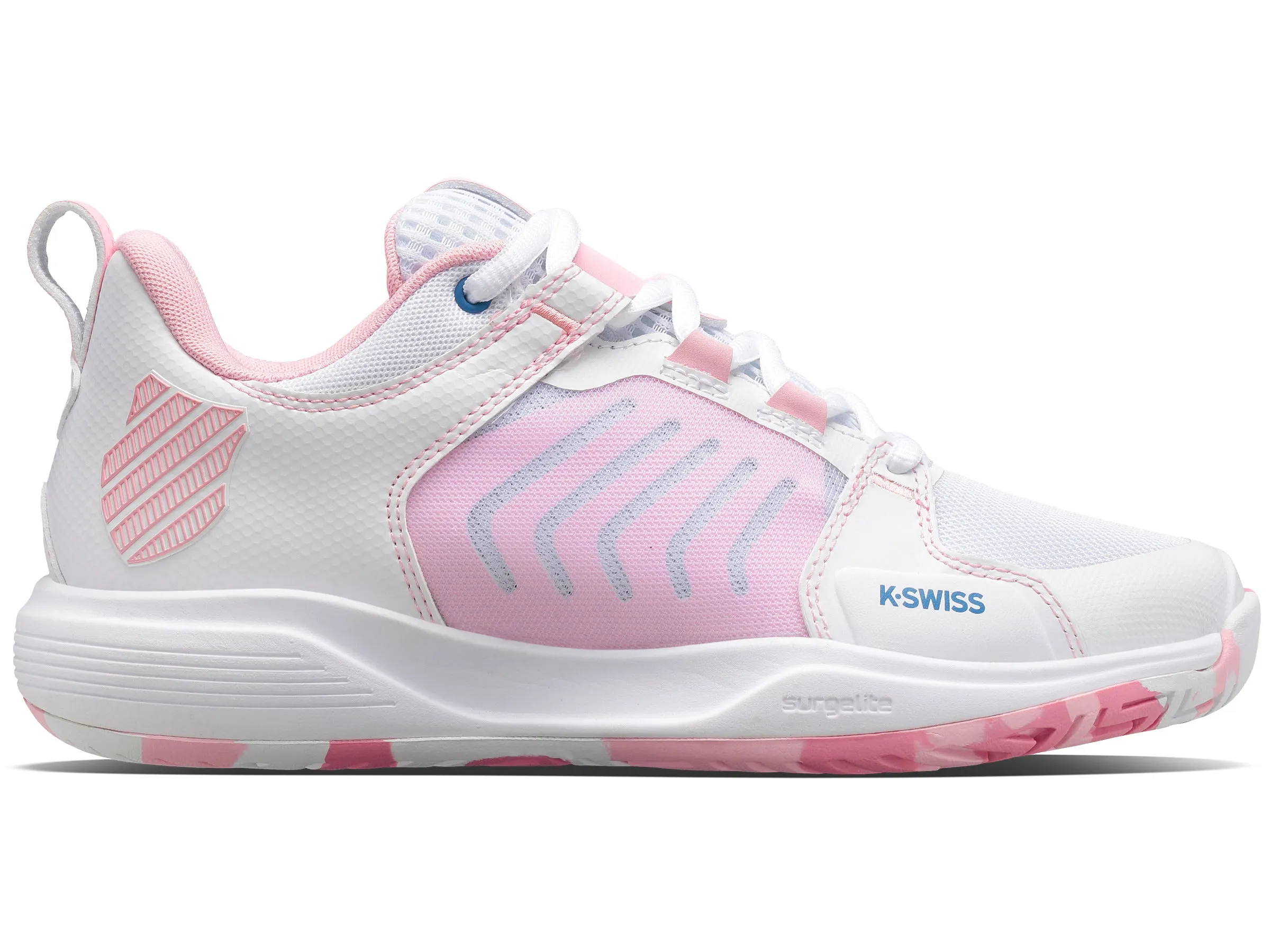 K.SWISS 97395-922-M | ULTRASHOT TEAM | WHITE/ORCHID PINK/STAR SAPPHIRE