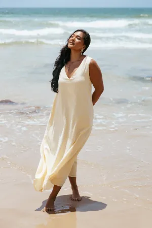 Lía Maxi Dress - Lemon