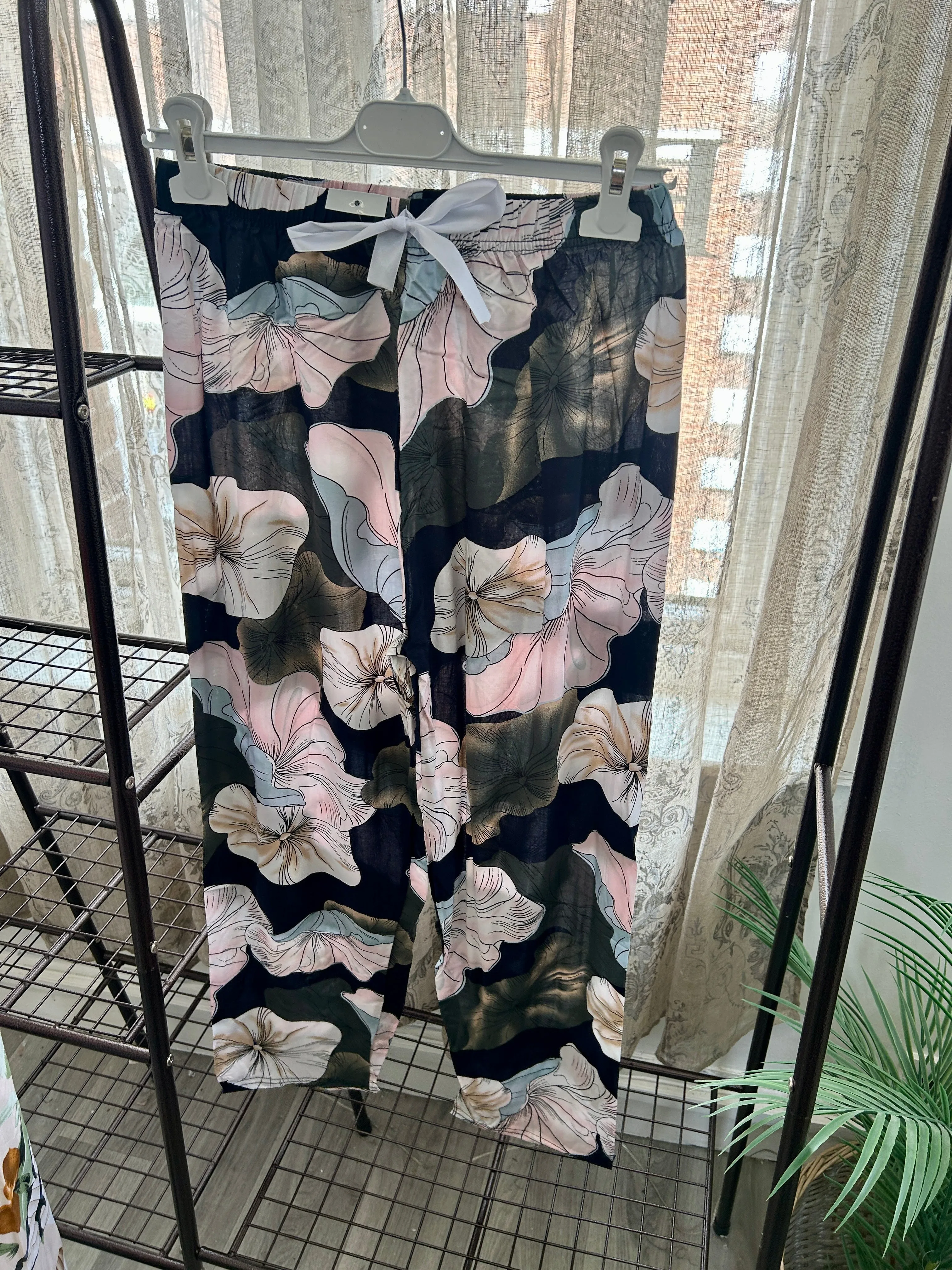 Ladies Floral Trousers
